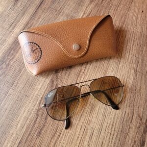 Ray Ban Aviator Brown Sunglasses